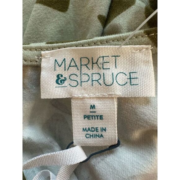 Market & Spruce Women's Petite Halter Neck Midi Dress M Multicolor - Picture 6 of 10